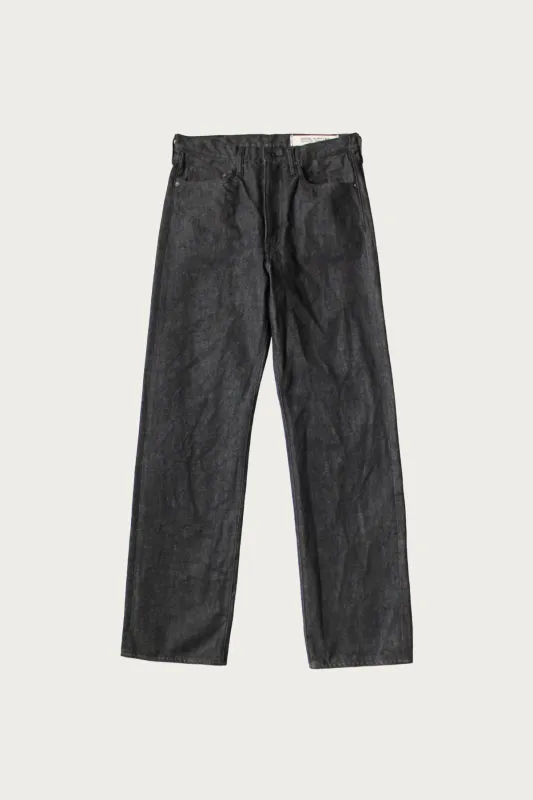 14oz BLK Denim 5P MONKEY TH (ZIP Ver.) - Black sold by Canoe Club