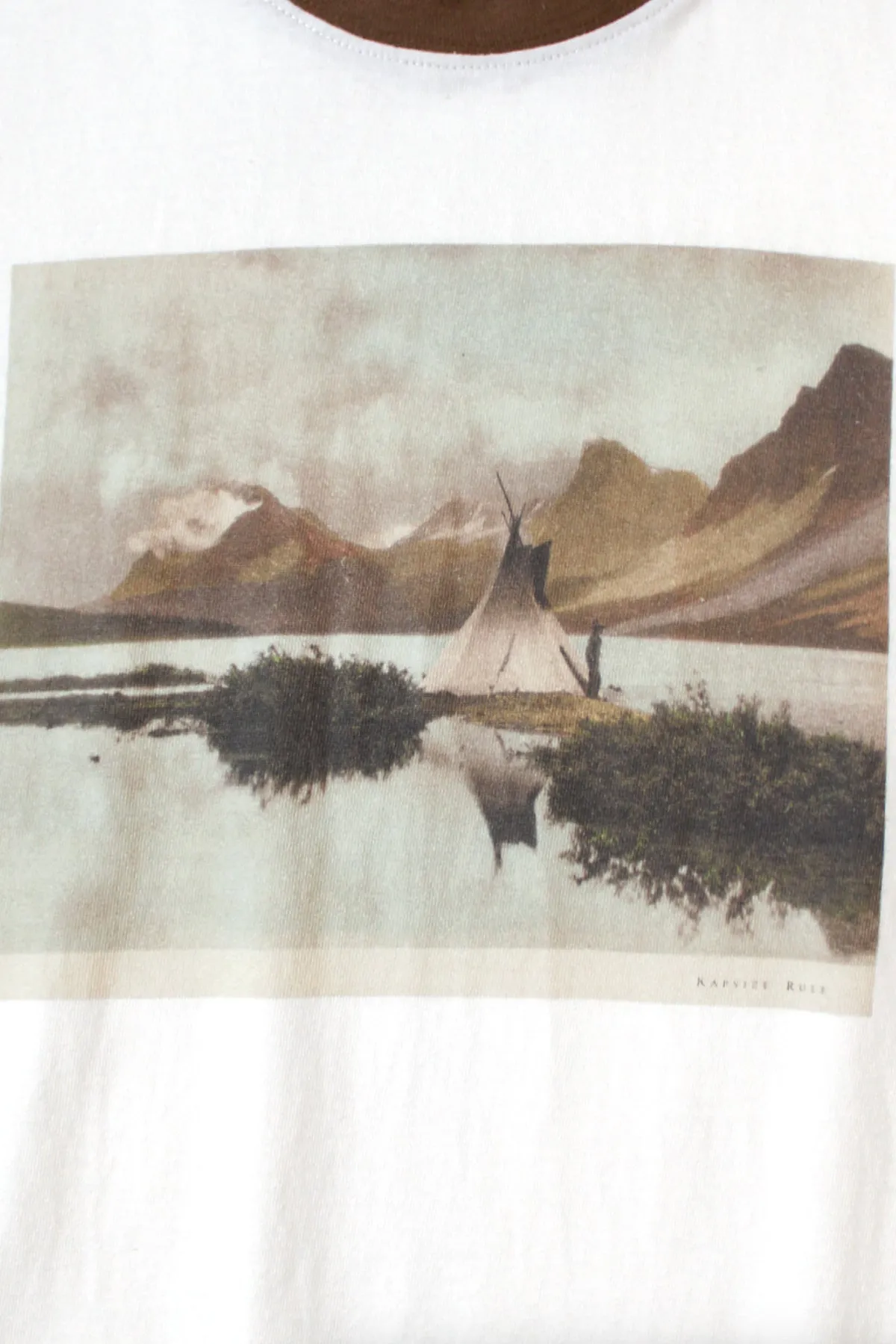 20/- Jersey RINGER T (YELLOWKNIFE) - White sold by Canoe Club product image thumbnail 2