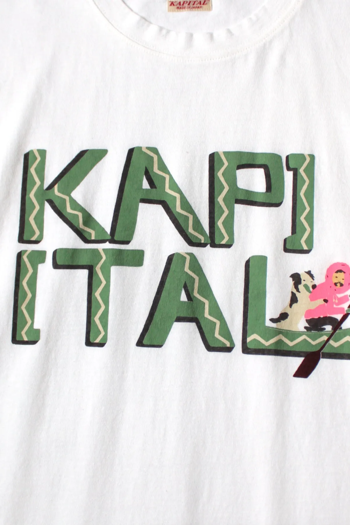 20/- Jersey Crew T (CANOE KAPITAL) - Green sold by Canoe Club product image thumbnail 2