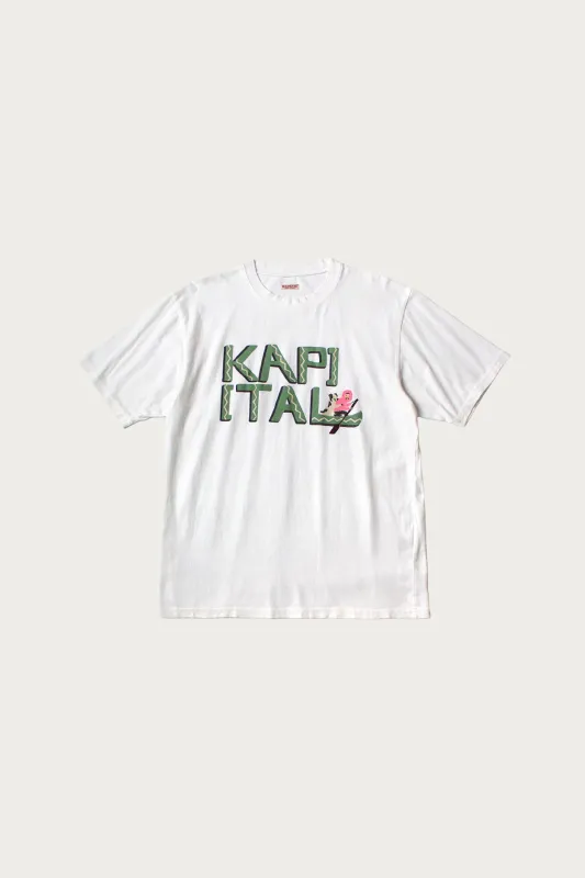 20/- Jersey Crew T (CANOE KAPITAL) - Green made by Kapital