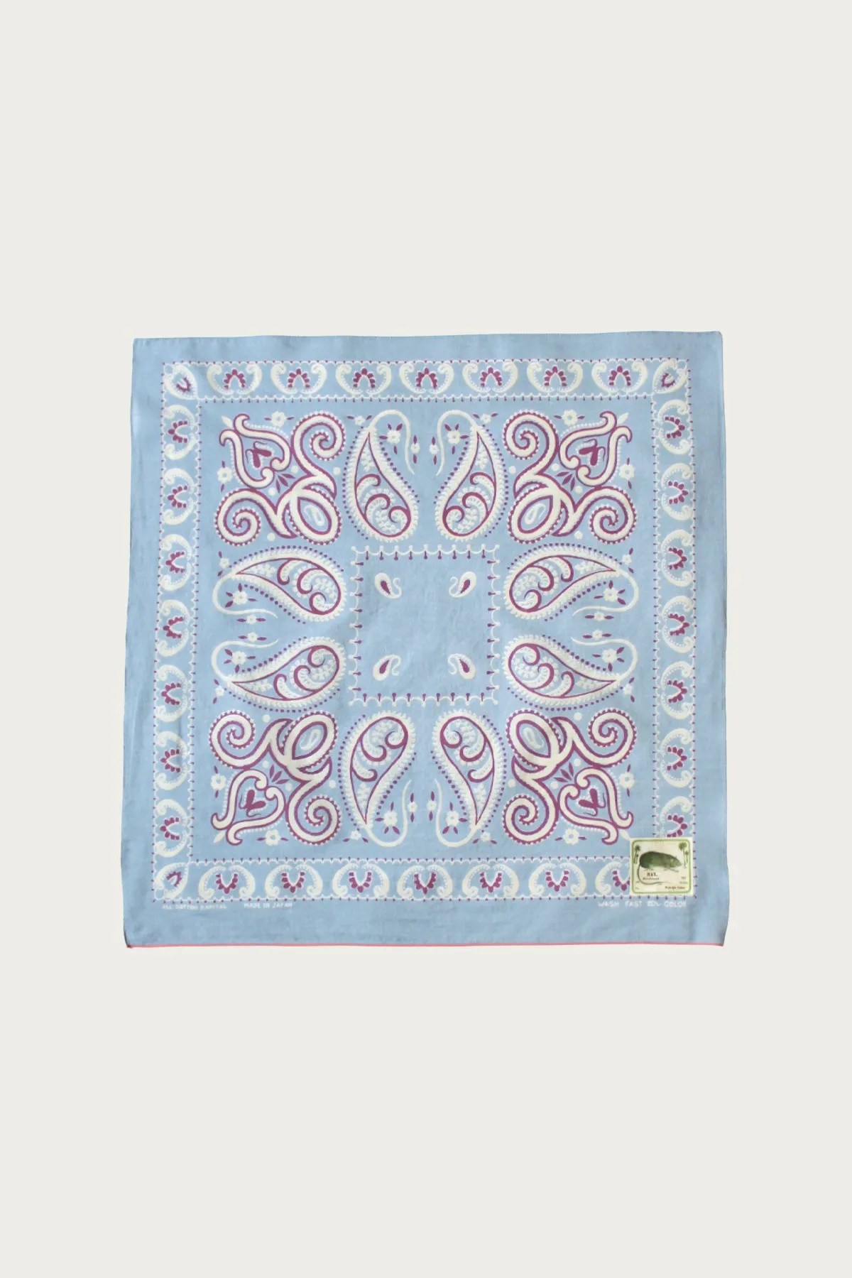 Fastcolor Selvedge Bandanna (SAMBO Paisely) 20x20 - Sax sold by Canoe Club