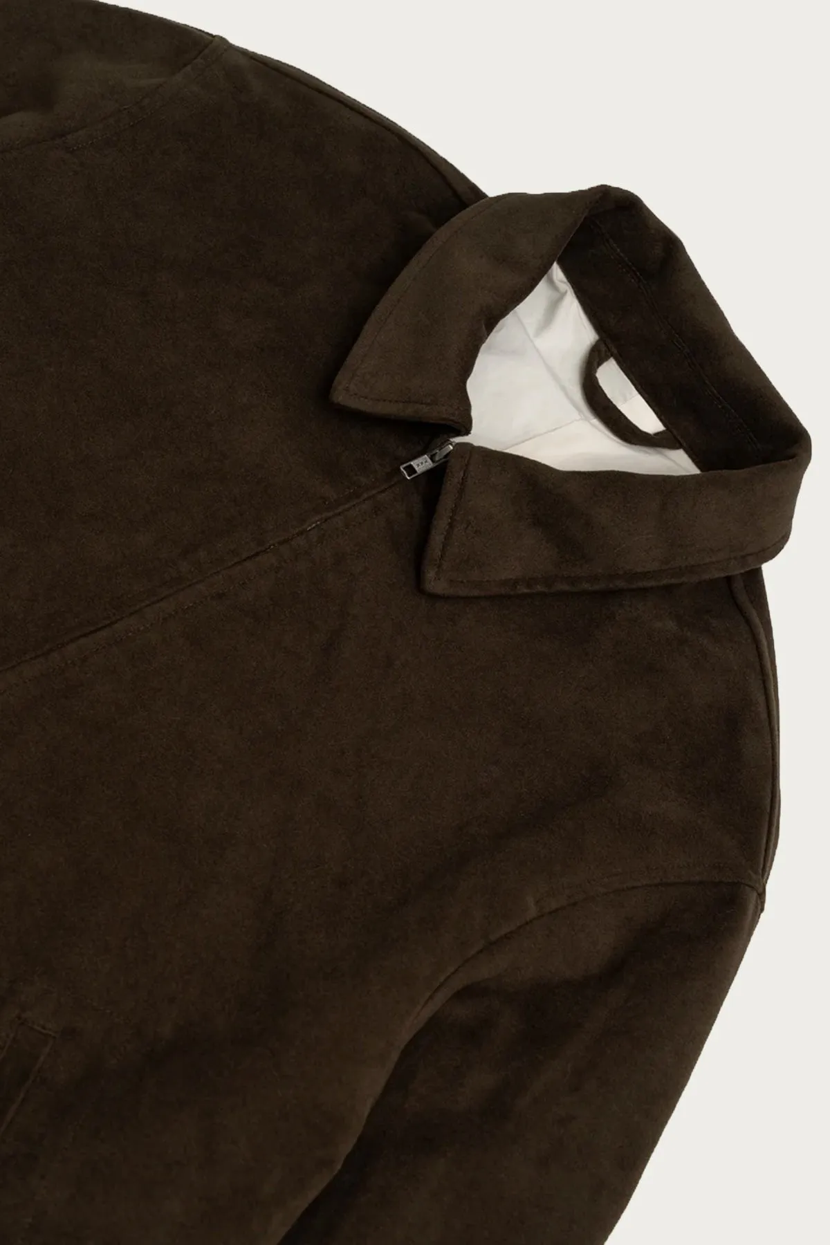 Site Jacket - Dark Brown Cotton Moleskin sold by Canoe Club product image thumbnail 2