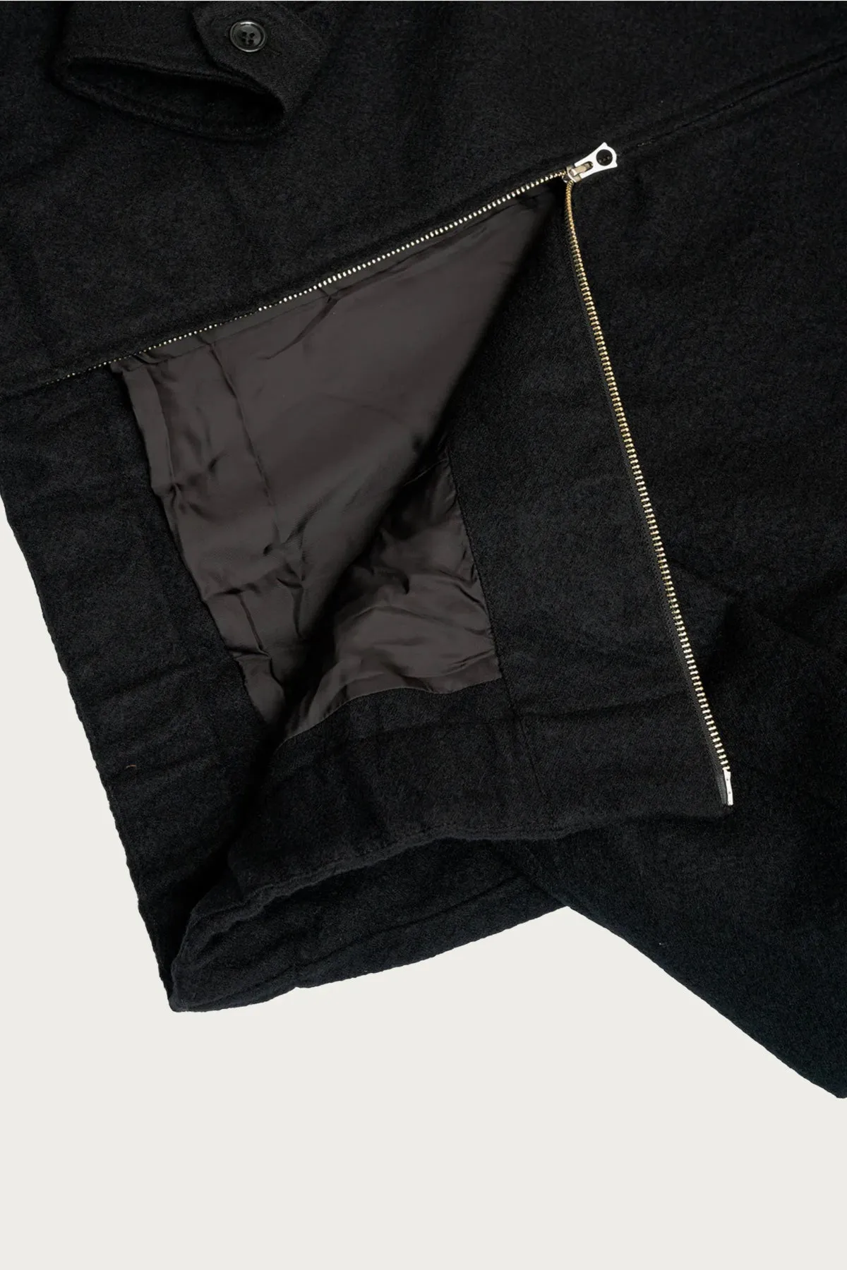 Machine Jacket - Black Wool Flannel sold by Canoe Club product image thumbnail 4