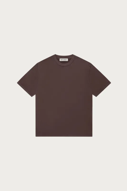 Box T-Shirt - Worn Brown Legacy Jersey sold by Canoe Club