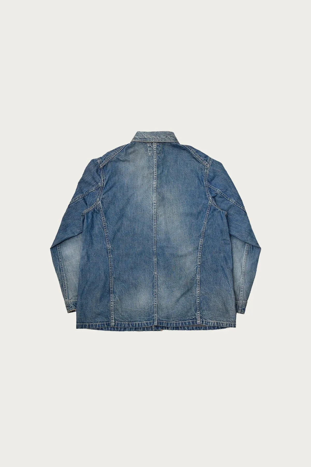 Denim Chore Jacket Hand Wash - Indigo Blue sold by Canoe Club product image thumbnail 2
