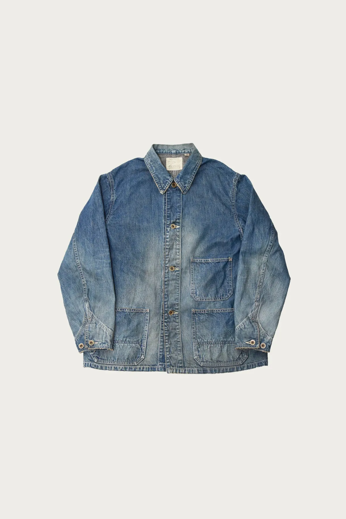 Denim Chore Jacket Hand Wash - Indigo Blue sold by Canoe Club