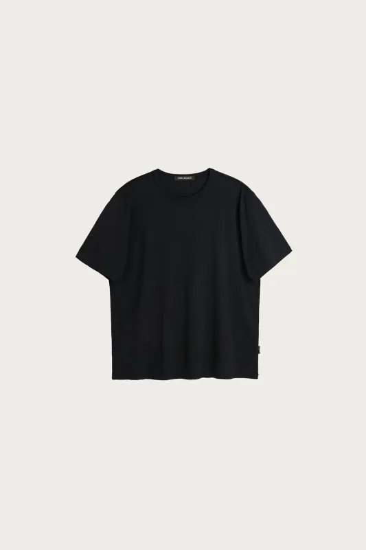 New Box T-Shirt - Black Clean Jersey sold by Canoe Club