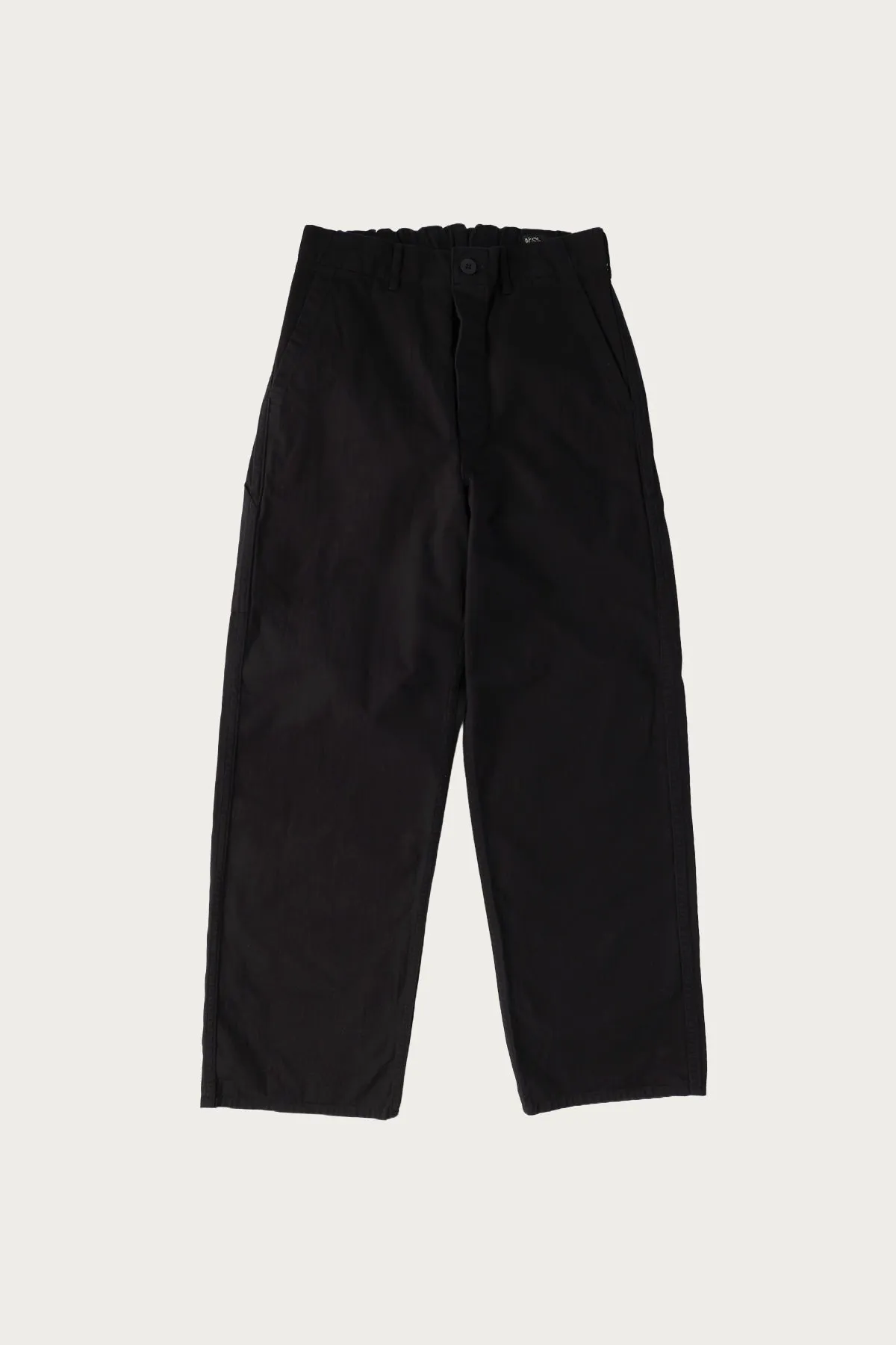 Wide Fit French Work Pants - Black sold by Canoe Club