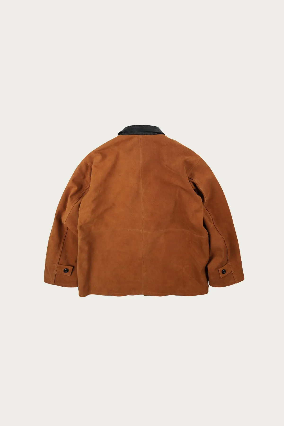Suede French Car Coat - Camel sold by Canoe Club product image thumbnail 2