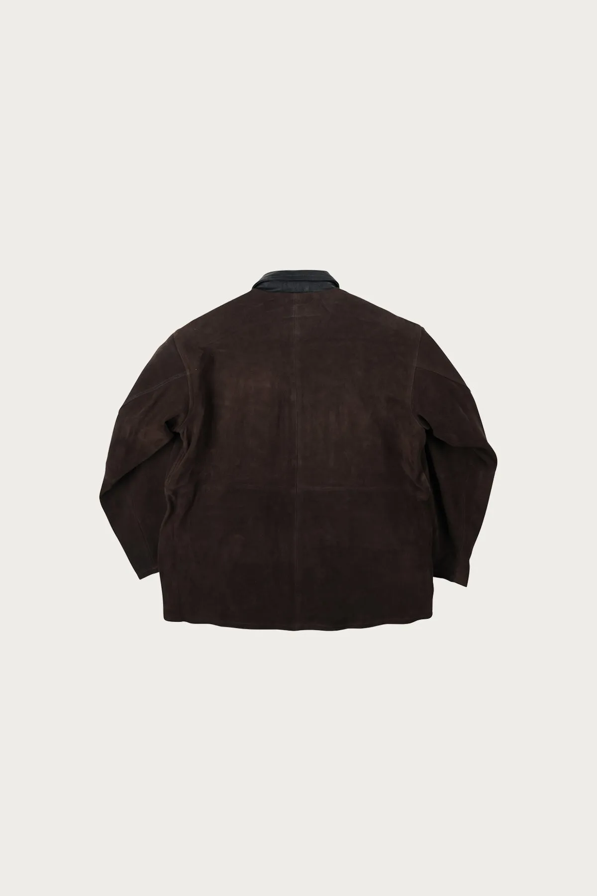 Suede French Car Coat - Brown sold by Canoe Club product image thumbnail 2