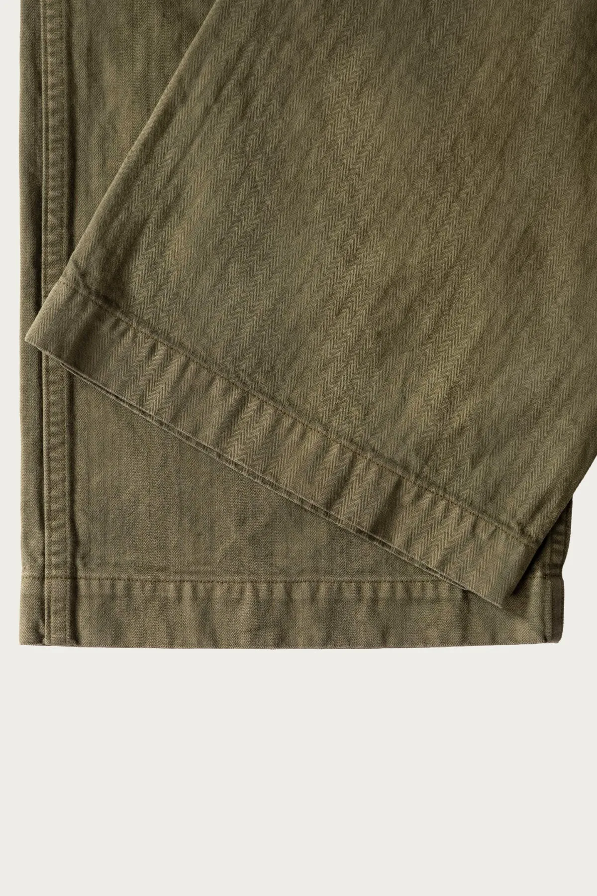 USMC Herringbone Wide Fit Utility Trousers - Dark Olive sold by Canoe Club product image thumbnail 3