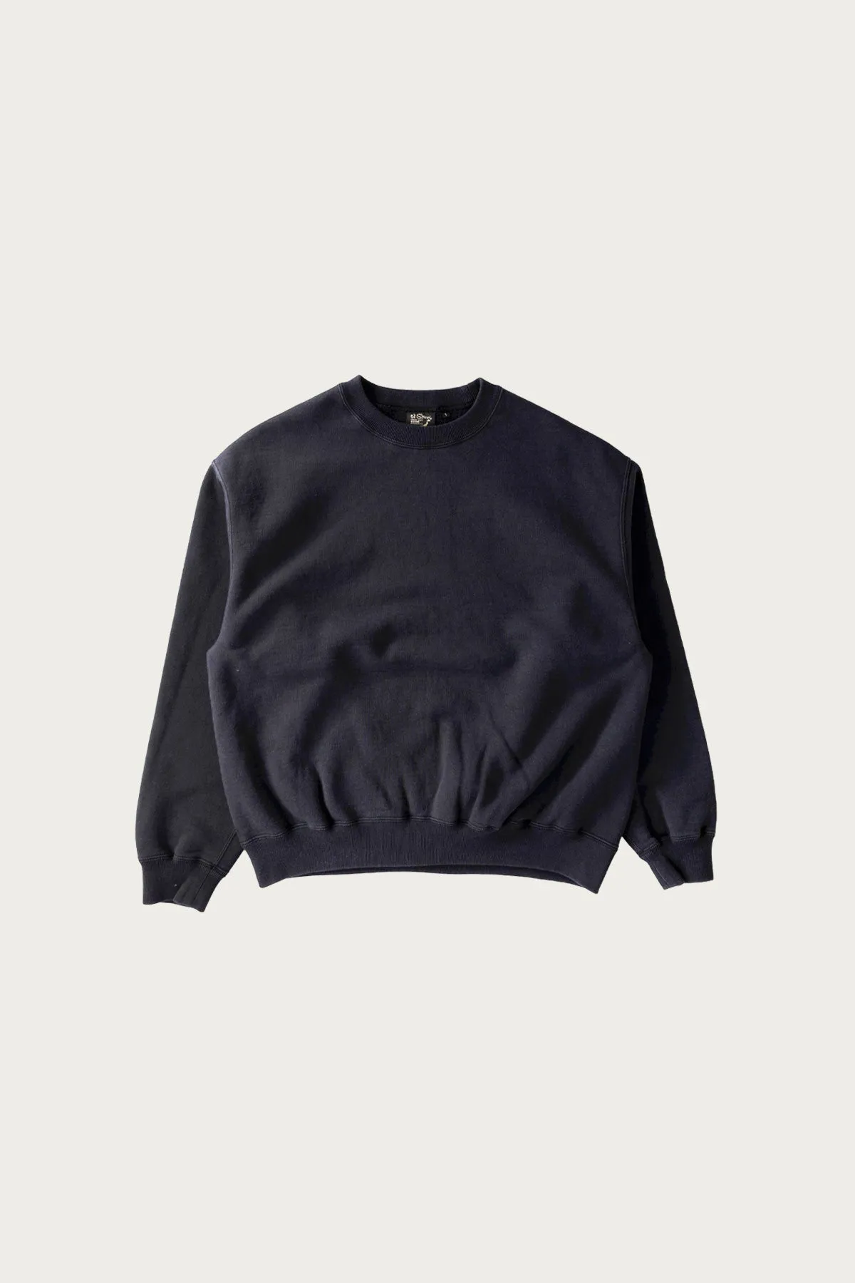 Relax Fit Densely Knit Sweat Shirt - Dark Navy sold by Canoe Club