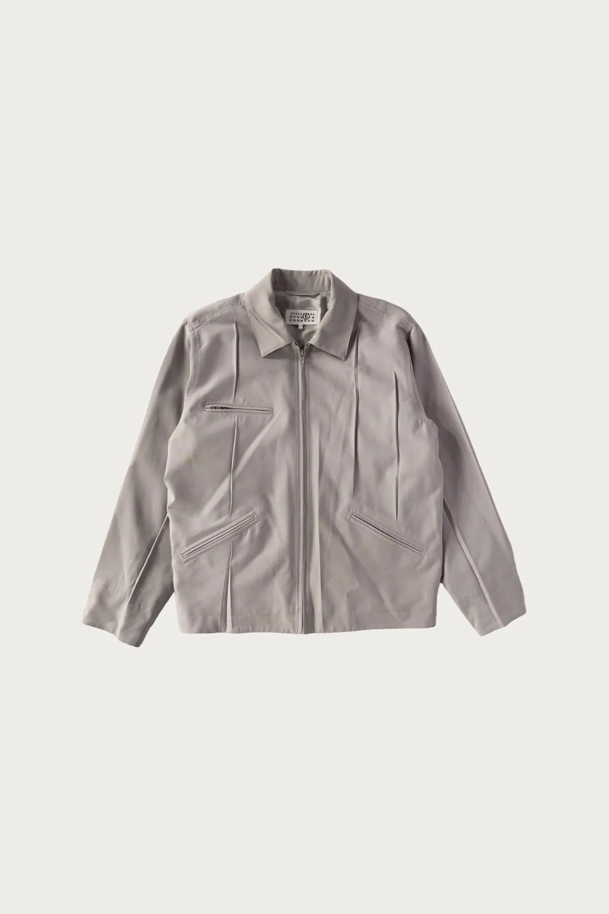 Zip Jacket - Light Grey sold by Canoe Club