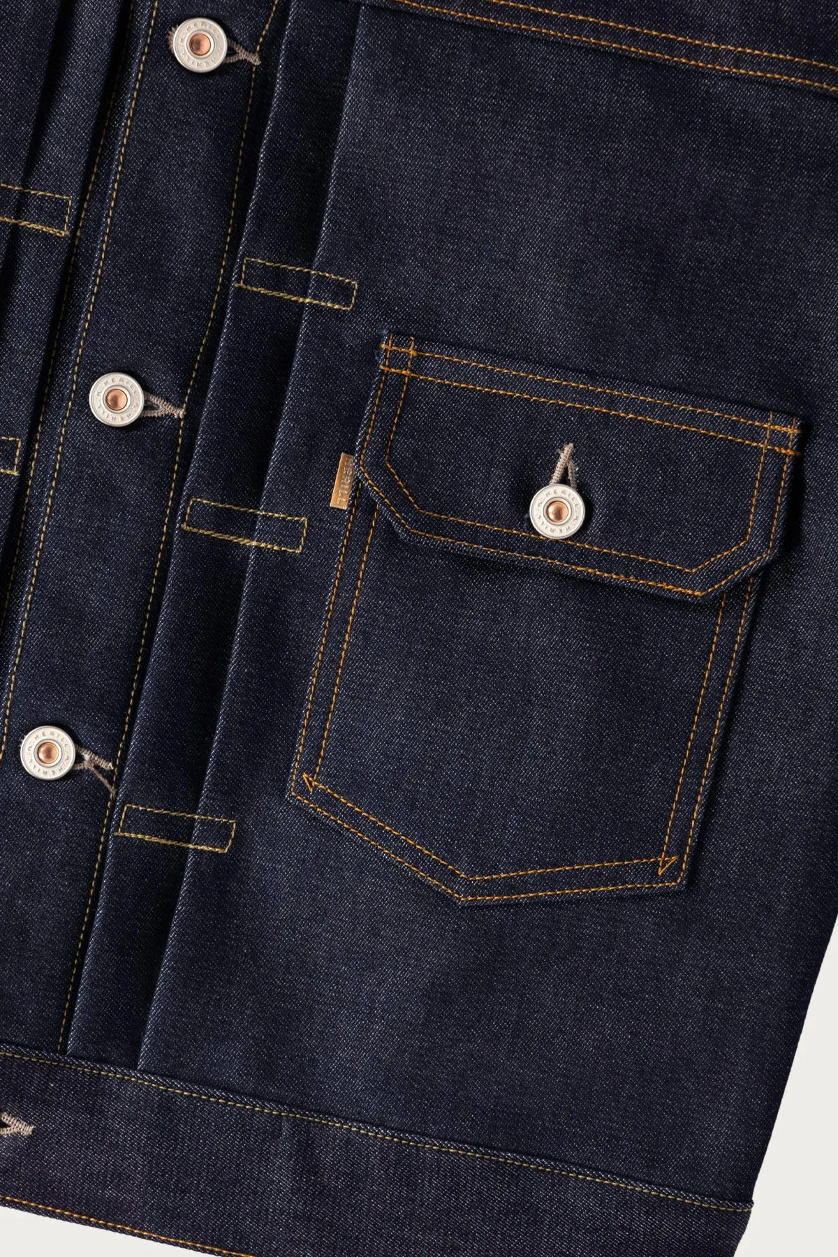 Cashmere Denim XX Jacket - Indigo sold by Canoe Club product image thumbnail 3