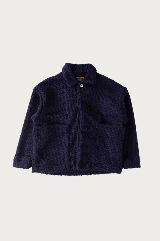 Fuzzy Wuzzy Barn Jacket - Navy sold by Canoe Club