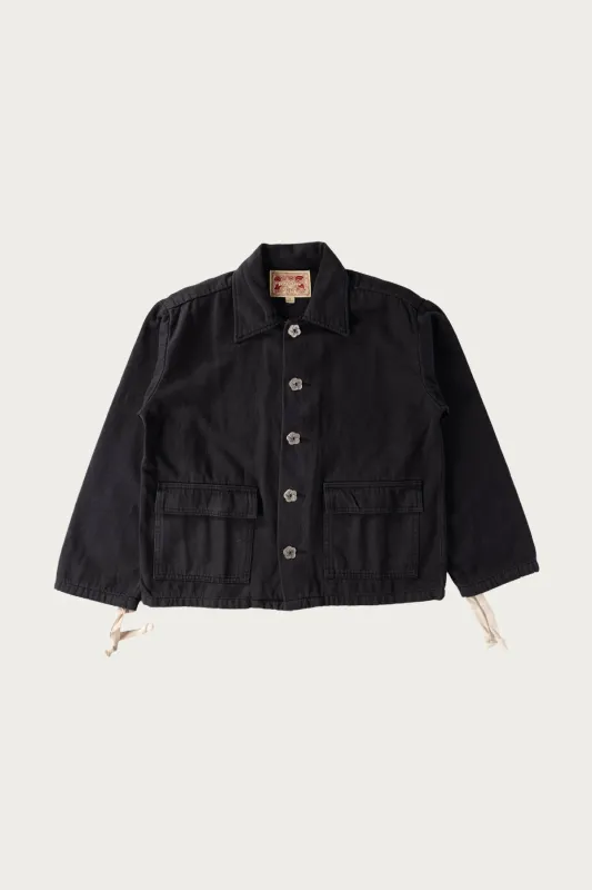Community of Lovers Hemp Jacket - Washed Black made by Canoe Club