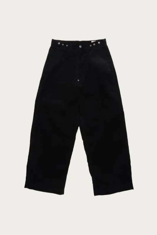 Corduroy Bell Pants - Black sold by Canoe Club