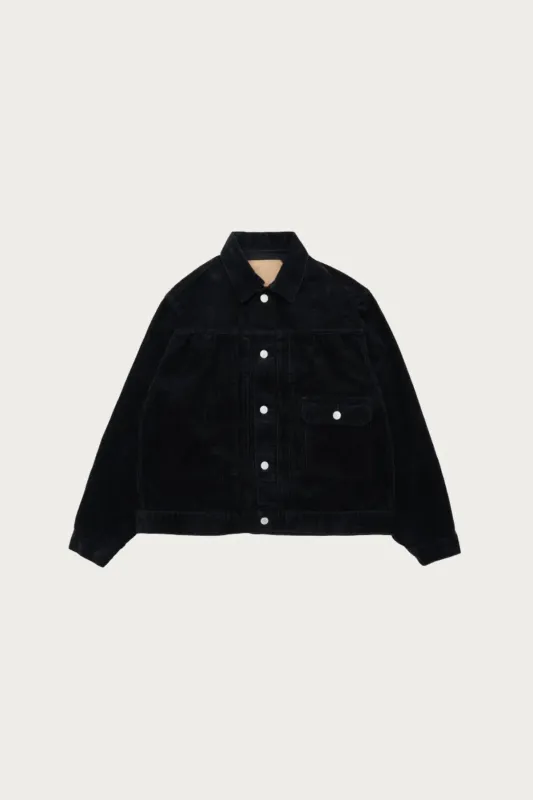 Corduroy Type 1st Jacket - Black made by Ordinary Fits