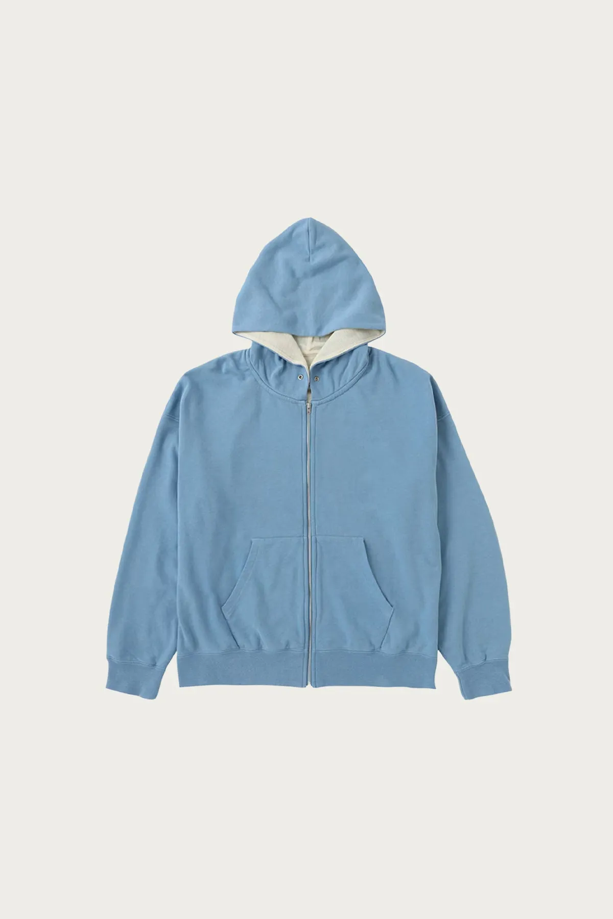 Jumbo Dual Hoodie F.Z. DMGD - Lt. Blue sold by Canoe Club
