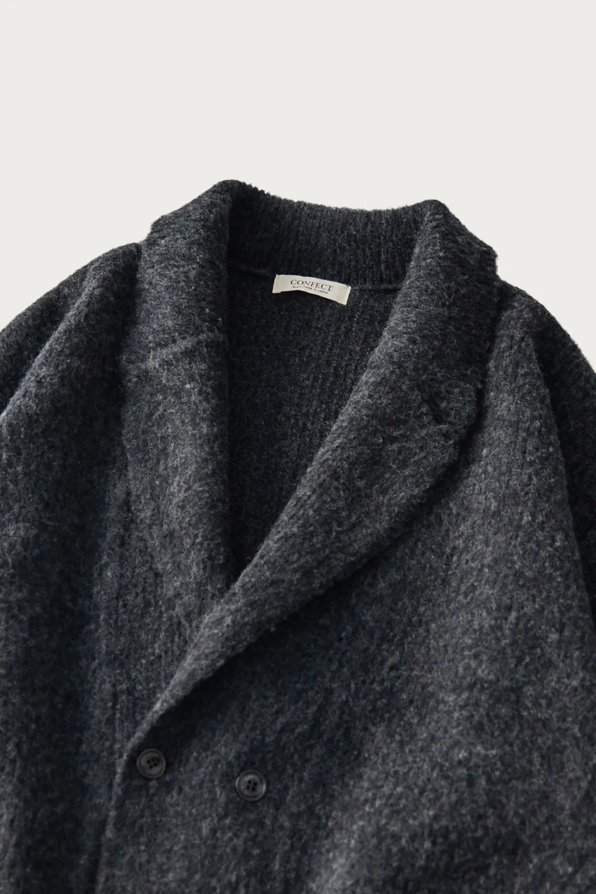 Wool/Cashmere Jacket - Ink Black sold by Canoe Club product image thumbnail 3