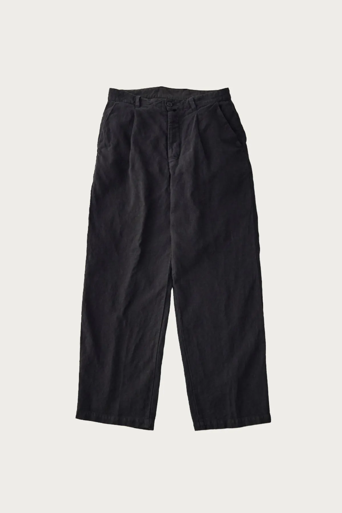 Linen Trousers - Ink Black sold by Canoe Club