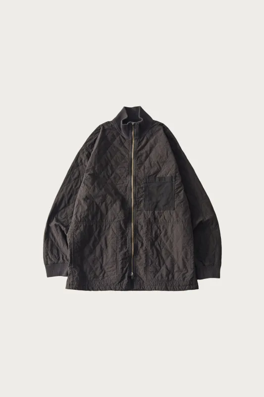 Quilted Zip Blouson - Ink Black made by Confect by Nestrobe
