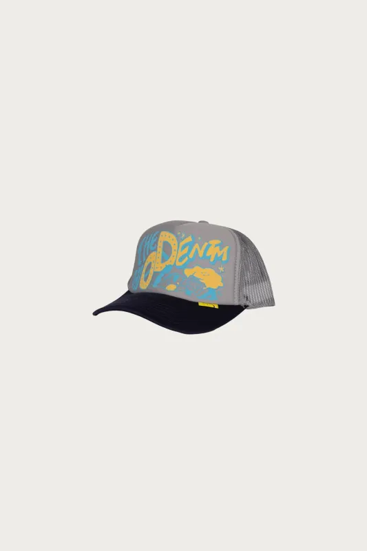 TH.D.D.Track Cap - Grey/Navy made by Kapital