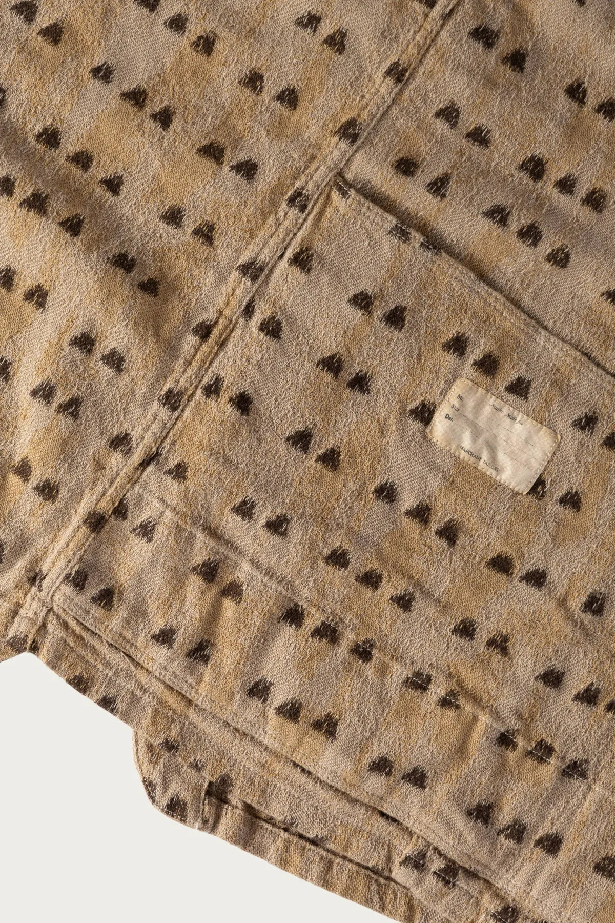 Cotton TUME-BASHOH CACTUS Coverall - Beige sold by Canoe Club product image thumbnail 4