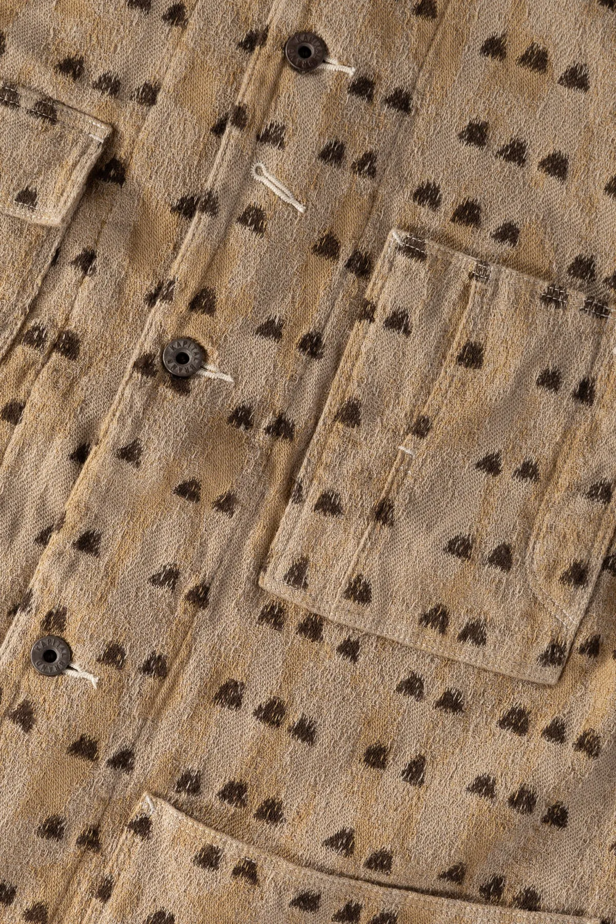 Cotton TUME-BASHOH CACTUS Coverall - Beige sold by Canoe Club product image thumbnail 3