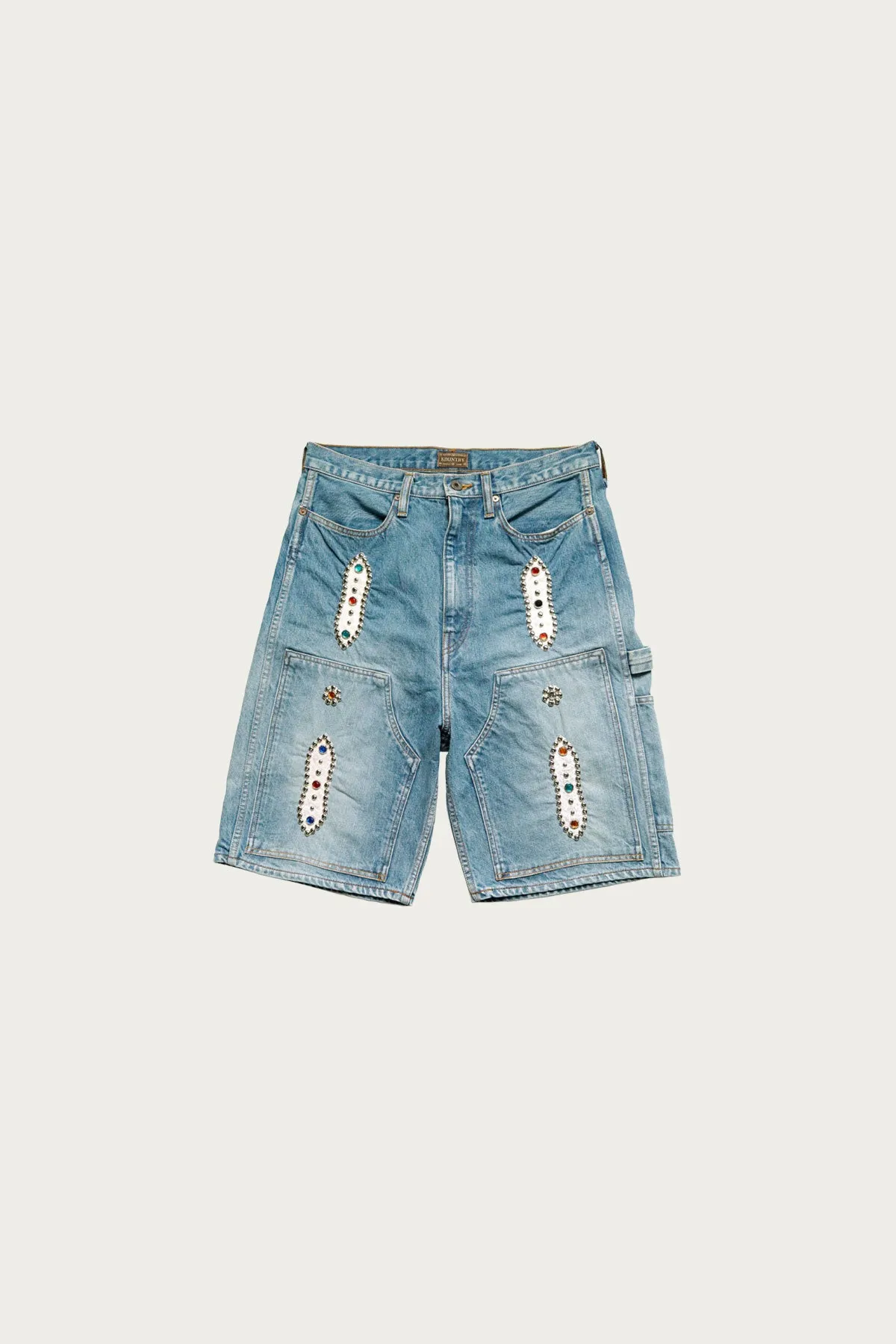 14oz Denim Shorts (STUDS Remake) - Indigo sold by Canoe Club