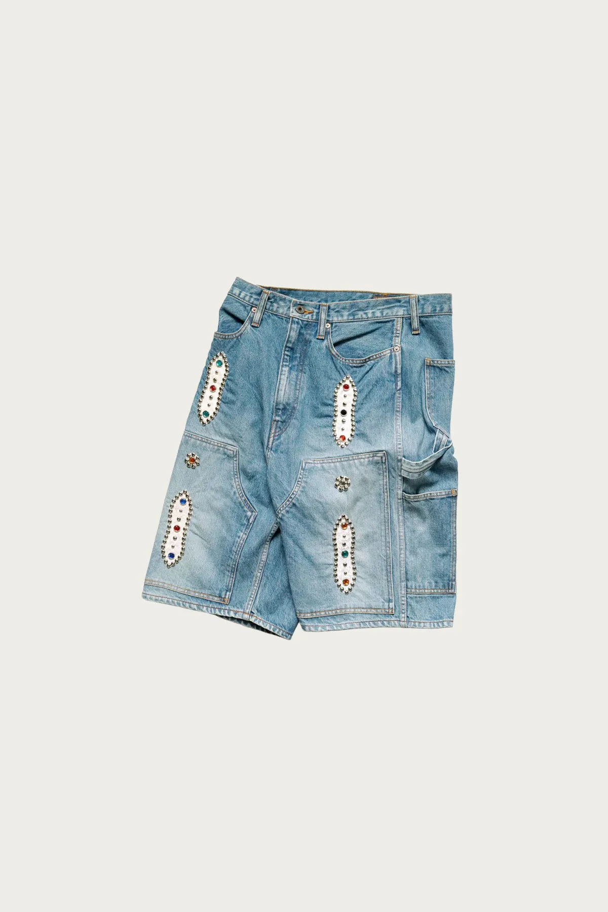 14oz Denim Shorts (STUDS Remake) - Indigo sold by Canoe Club product image thumbnail 3