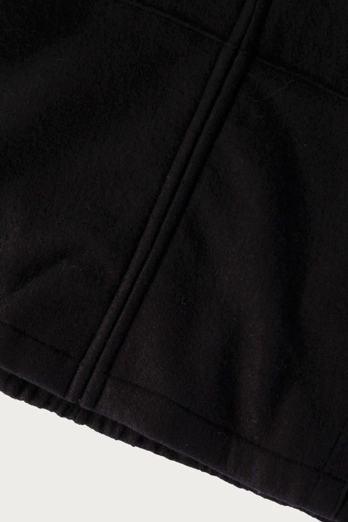 Wool Zip Hoodie - Black sold by Canoe Club product image thumbnail 3