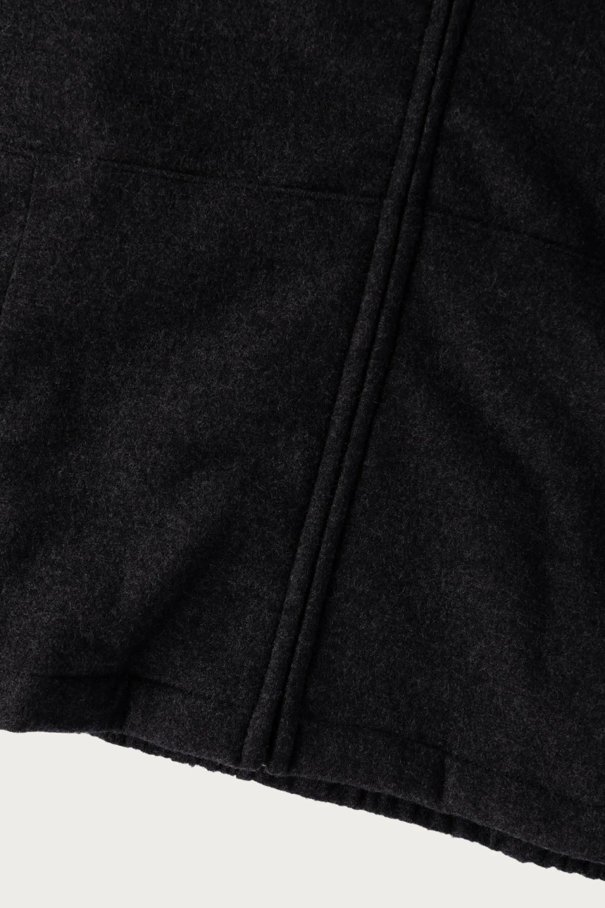 Wool Zip Hoodie - Charcoal sold by Canoe Club product image thumbnail 3
