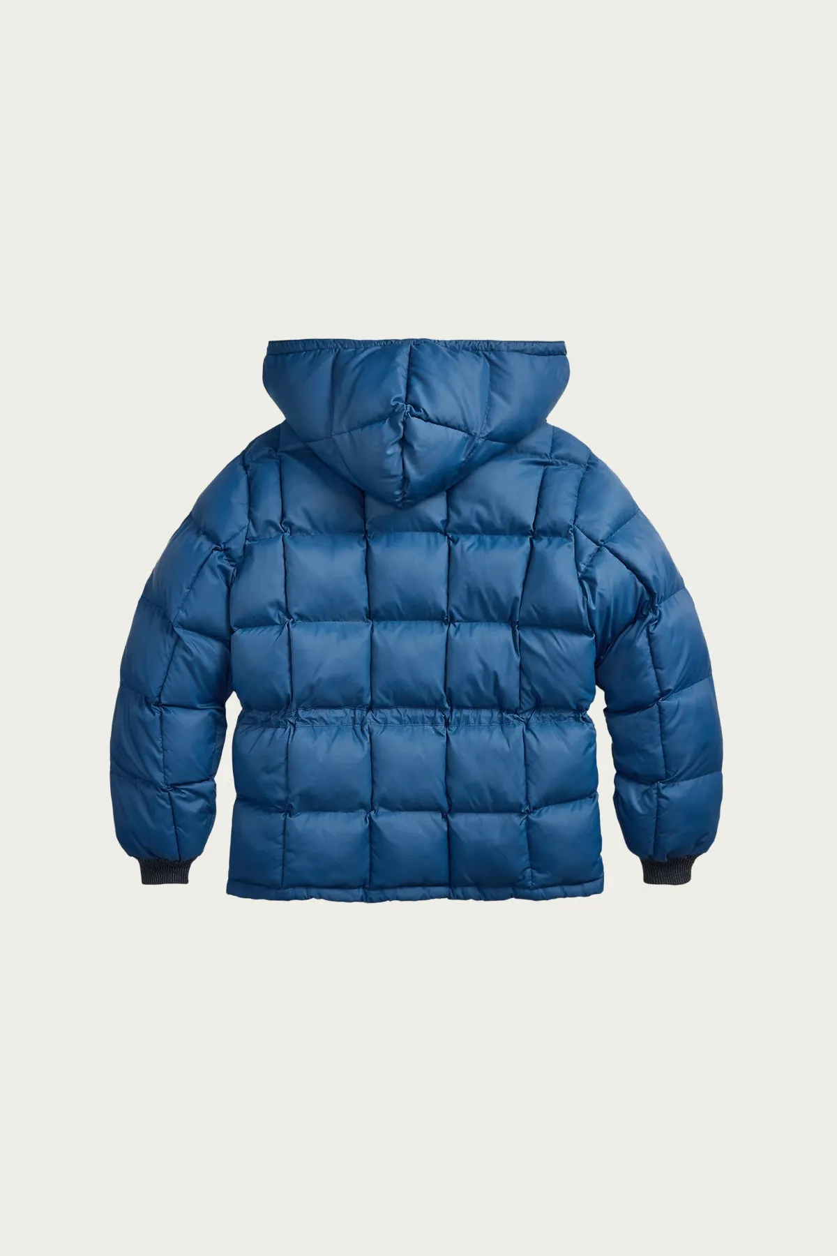 Quilted Ripstop Hooded Jacket - Vintage Blue sold by Canoe Club product image thumbnail 2