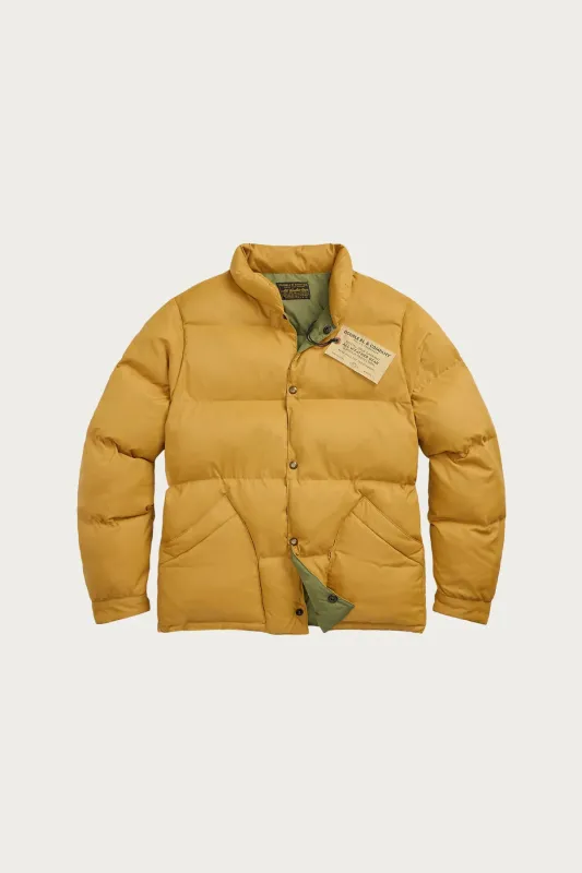 Quilted Ripstop Jacket - Vintage Yellow sold by Canoe Club