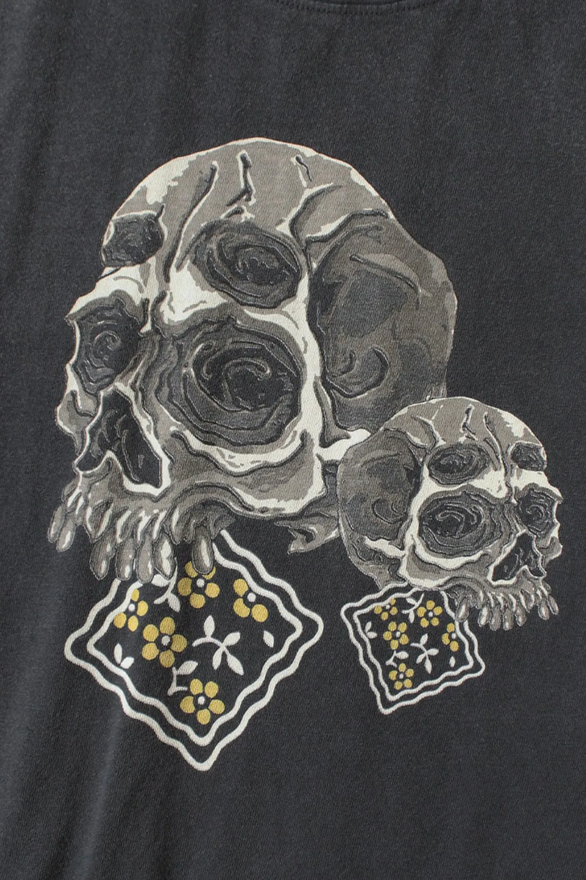 20/-Jersey Crew T (PECKISH Rain Skull) - Black sold by Canoe Club product image thumbnail 4