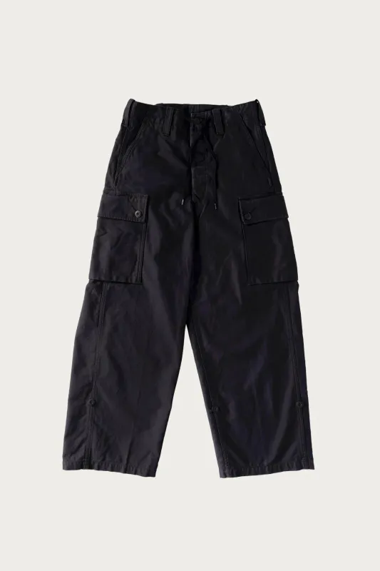 Wide Fit Cargo Pants - Navy sold by Canoe Club