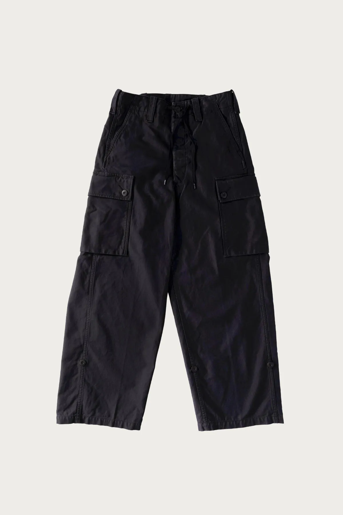 Wide Fit Cargo Pants - Navy sold by Canoe Club