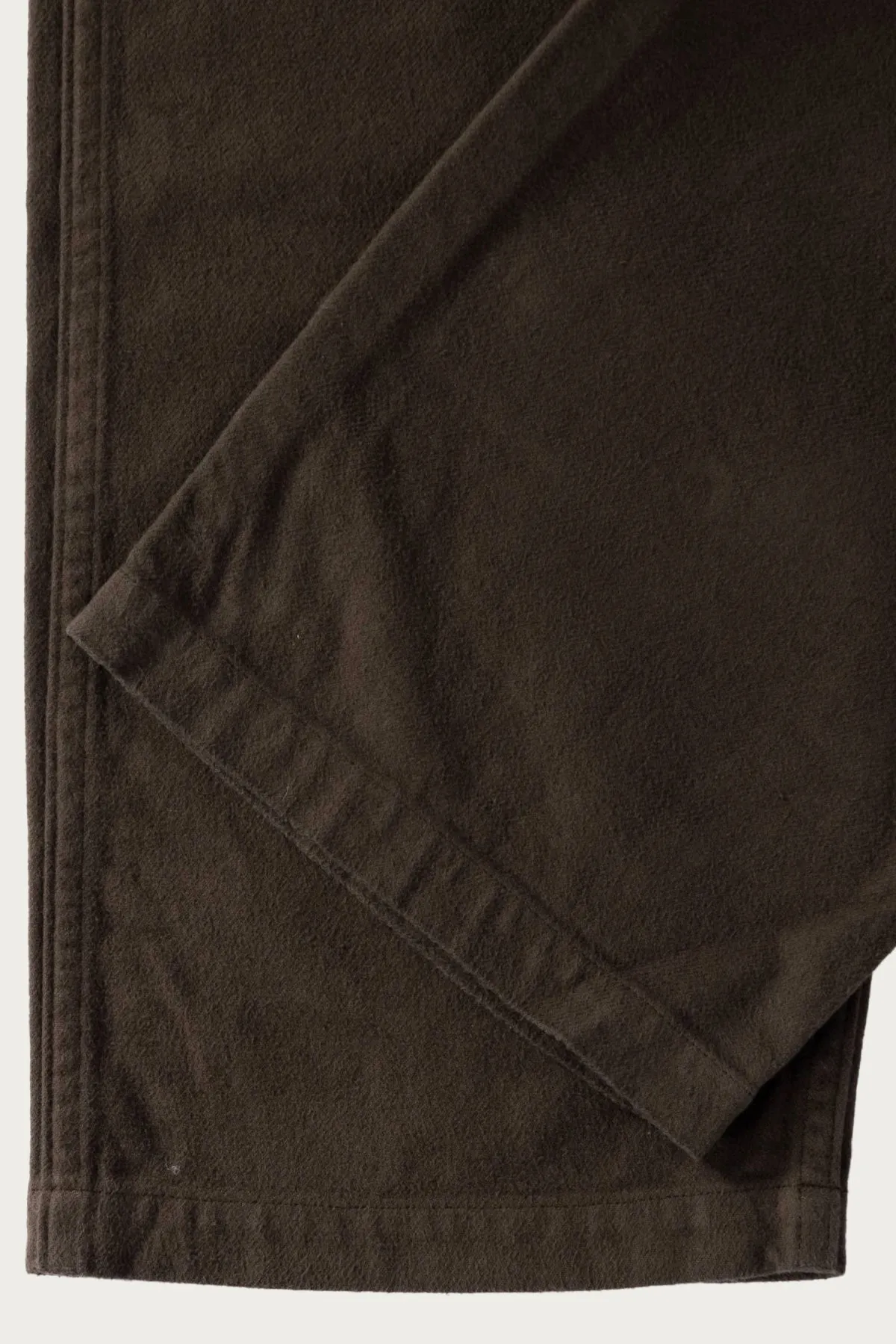 Brushed Flannel US Army Fatigue Pants - Coffee Brown sold by Canoe Club product image thumbnail 3