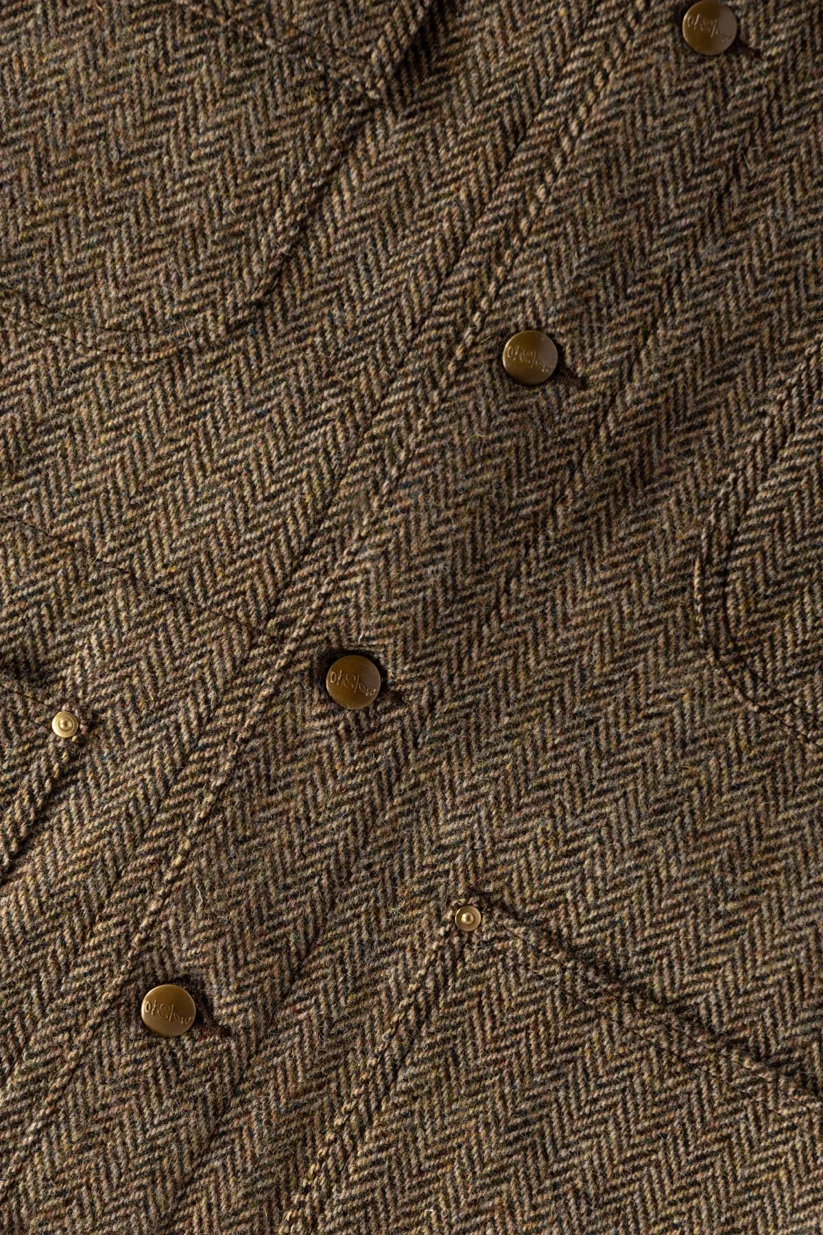 Harris Tweed Relax Fit Coverall - Khaki sold by Canoe Club product image thumbnail 3