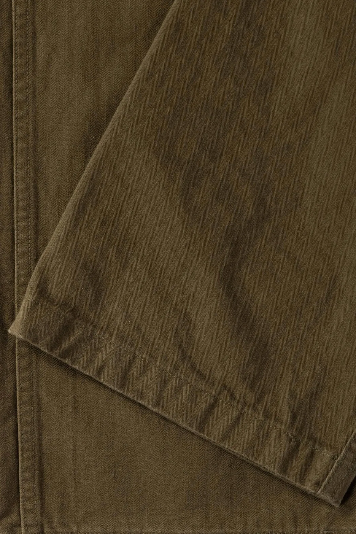 Herringbone Vintage Fit Fatigue Pant - Army Green sold by Canoe Club product image thumbnail 3