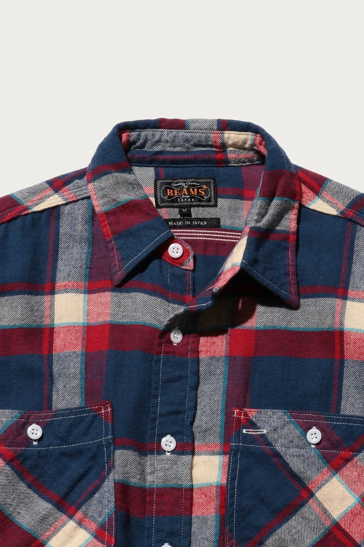 WORK Indian Flannel Plaid - Blue sold by Canoe Club product image thumbnail 2