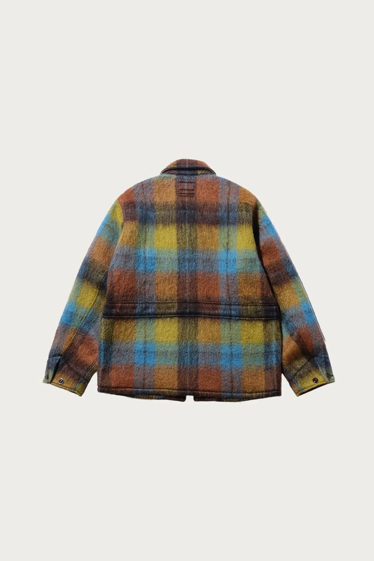 Sports Jacket Wool Plaid - Brown/Turquoise sold by Canoe Club product image thumbnail 2