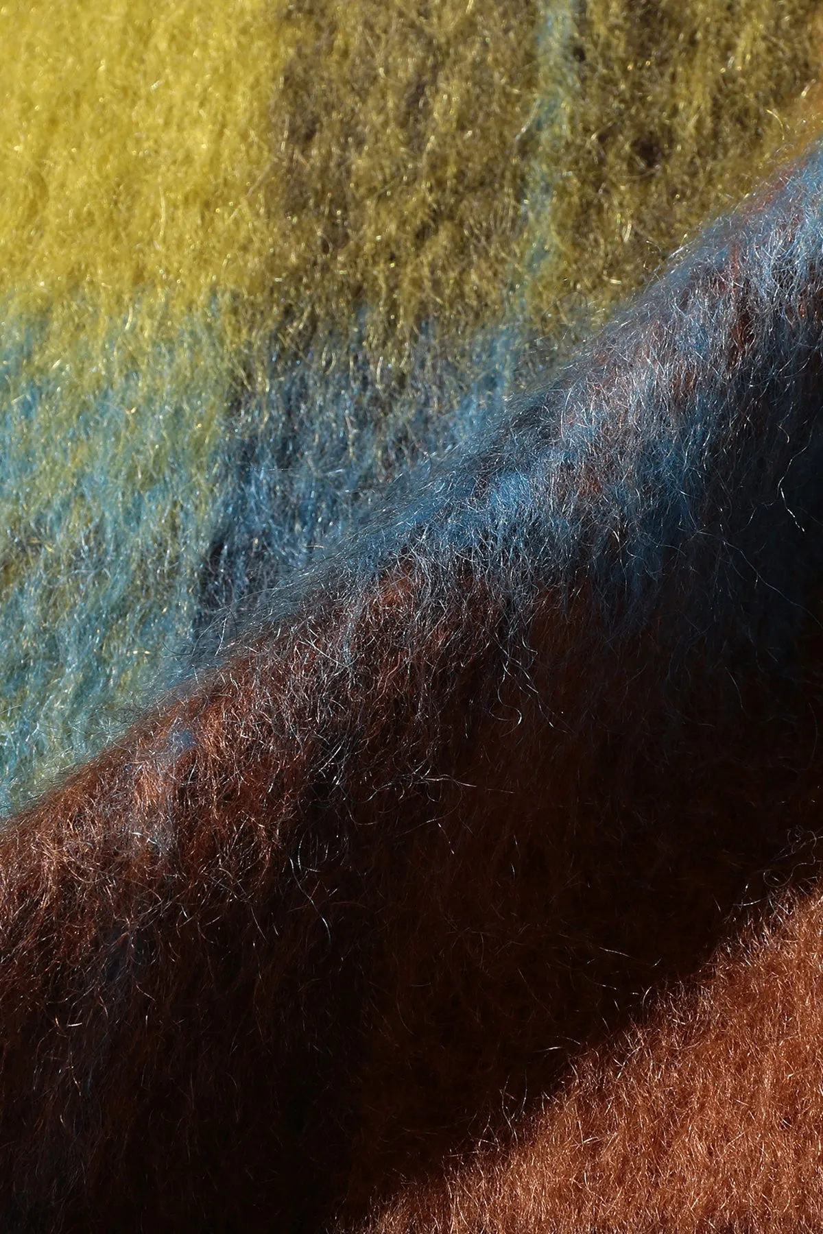 Sports Jacket Wool Plaid - Brown/Turquoise sold by Canoe Club product image thumbnail 5