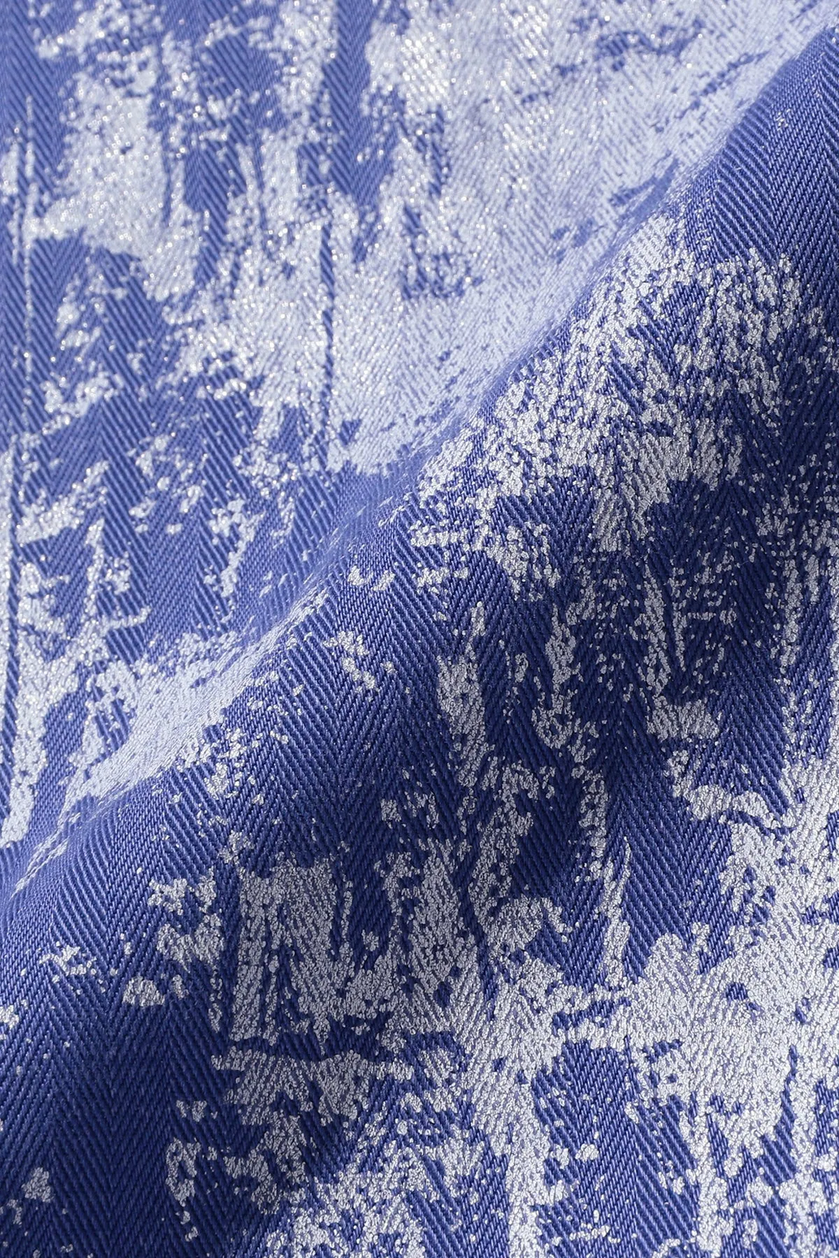 P-Pants Pants Supima Herrinbone on Paint Print - Blue sold by Canoe Club product image thumbnail 3