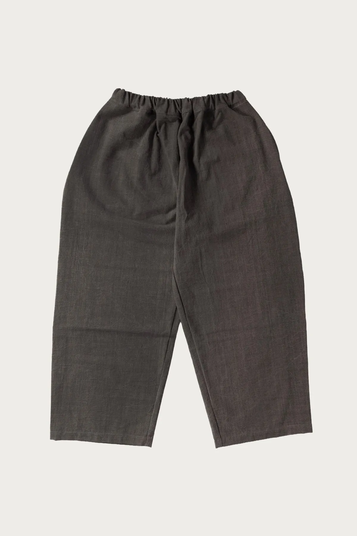Studio Pant - Sumi Ink Dyed Slub Cotton sold by Canoe Club