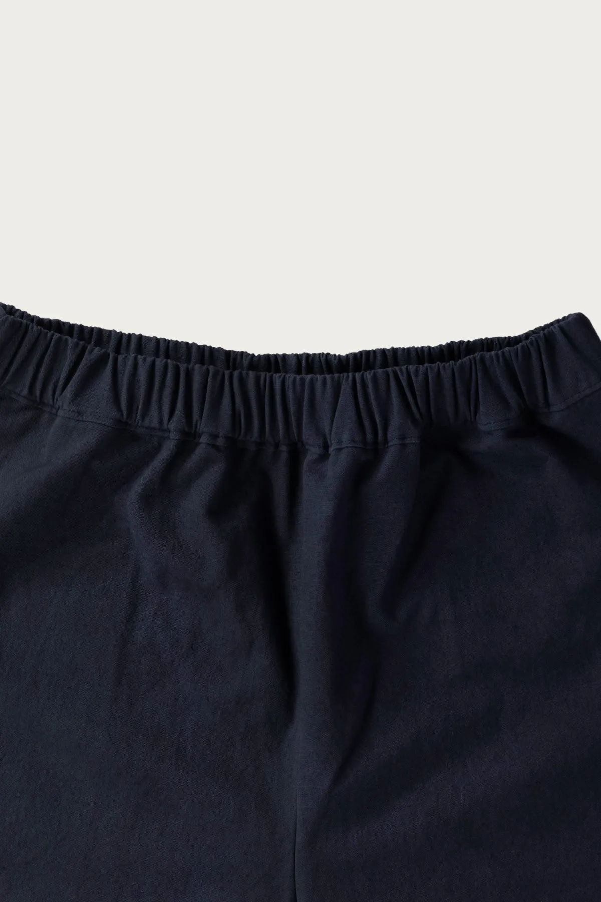 Café Pant - Navy Vintage Washed Cotton Linen Canvas sold by Canoe Club product image thumbnail 2