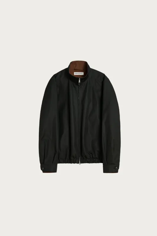 Casino Jacket - Tasteful Black Megatwist Twill made by Our Legacy