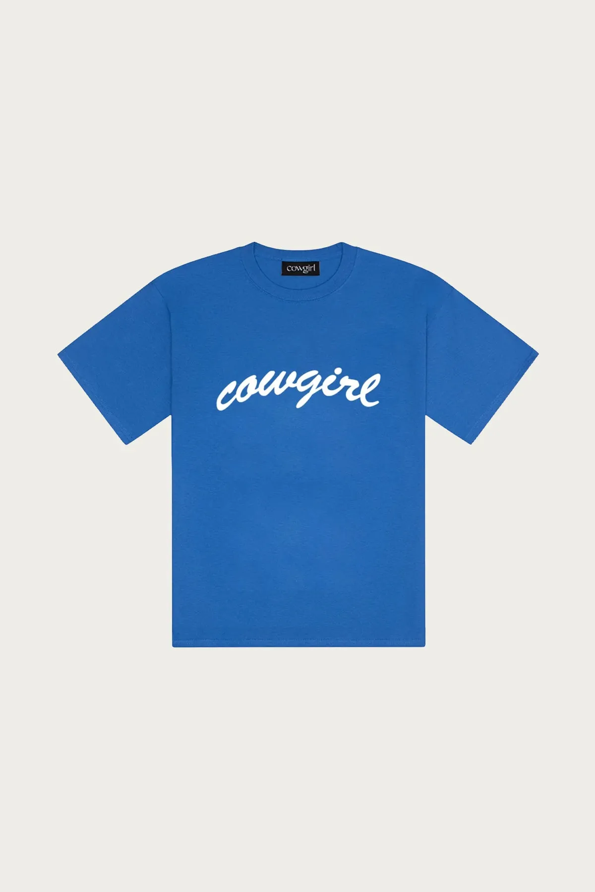 Script Tee - Royal sold by Canoe Club