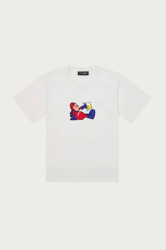 Etc. Man Tee - White made by Canoe Club